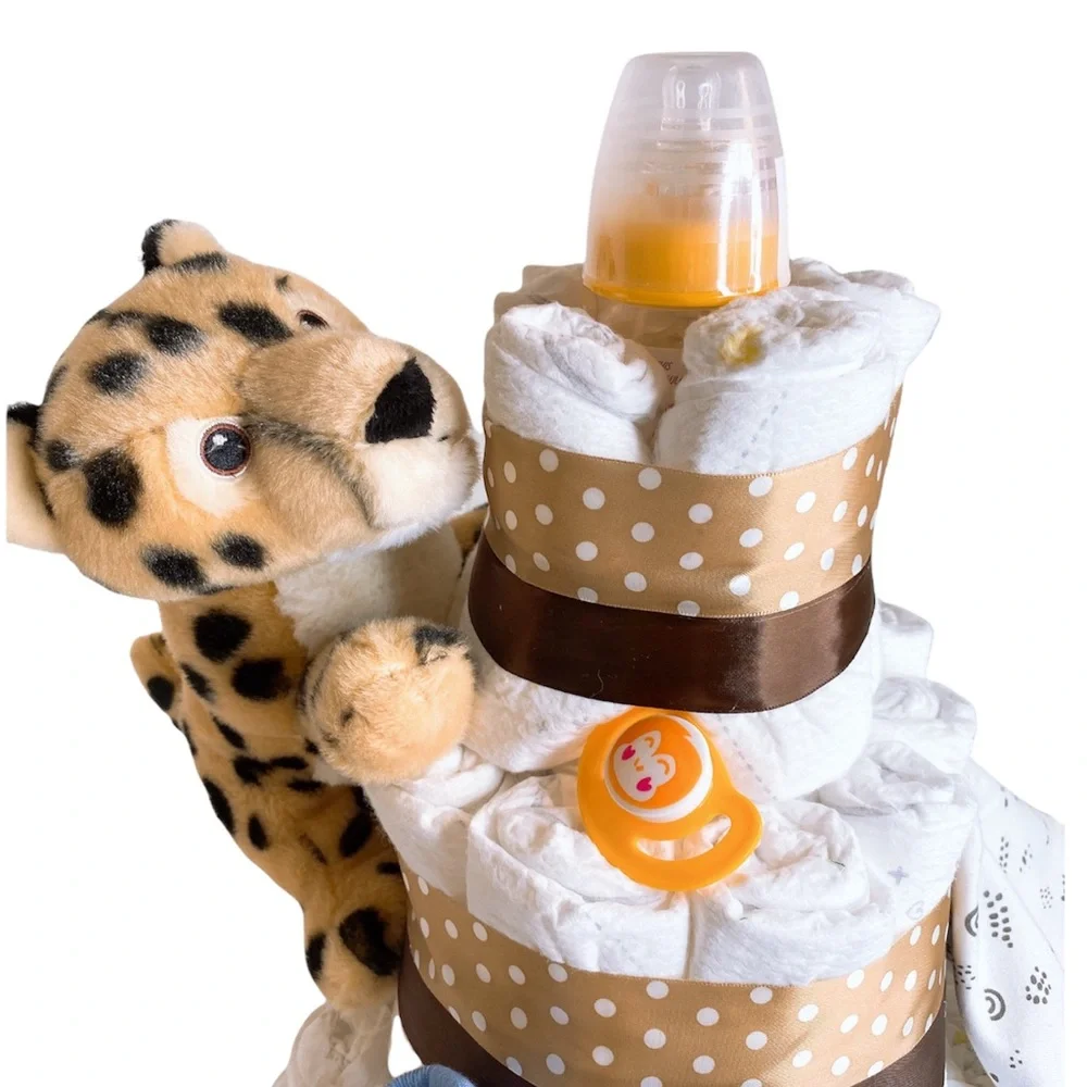 Tiger Diaper Cake